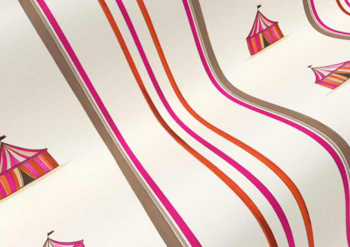 May Day, Tent Stripe Brights - Roller Blind - Image 4